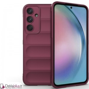 Magic Shield guminis dėklas - bordo spalvos (Samsung A55 5G)